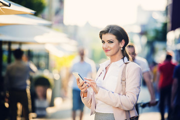 Beautiful business woman