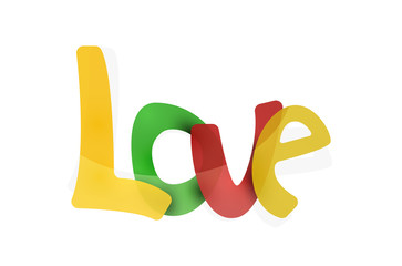 Love hand lettering, calligraphy