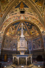 Fototapeta na wymiar Siena Cathedral in Tuscany, Italy