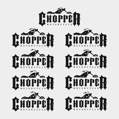 Obraz premium chopper motorcycle