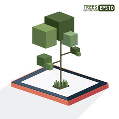 Isometric Tree design