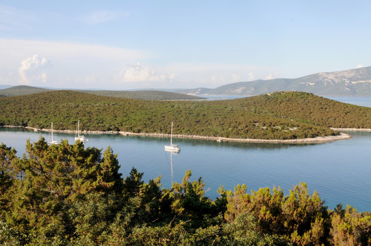 In der Bucht von Unije 