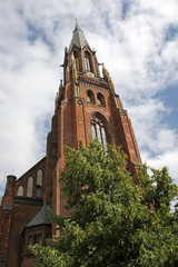 Fototapeta na wymiar Die Paulskirche in Schwerin