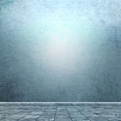 grunge empty room interior