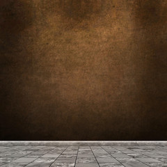 grunge empty room interior