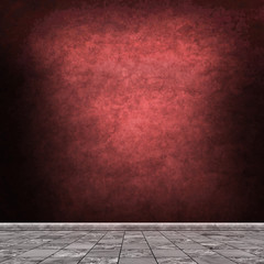 grunge empty room interior