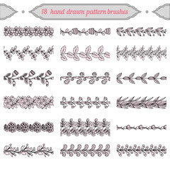 Fototapeta premium Brush flowers