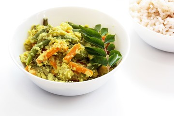 Aviyal -Traditional Kerala vegetarian side dish served during Onam festival