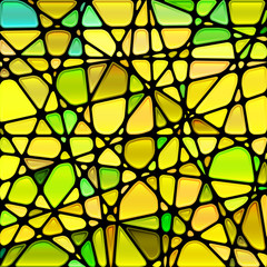 abstract stained-glass mosaic background