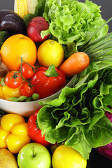 Fruits and vegetables