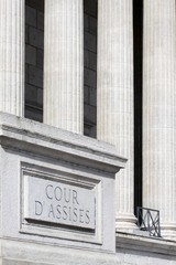 Assize court called cour d'assises in french, France