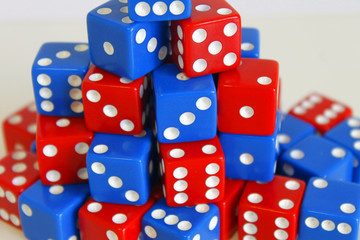 dice Würfel wuerfel play game red blue