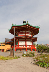 Bentendo temple (XVII c.) in Ueno park of Tokyo, Japan