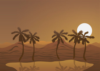 Oasis in the desert