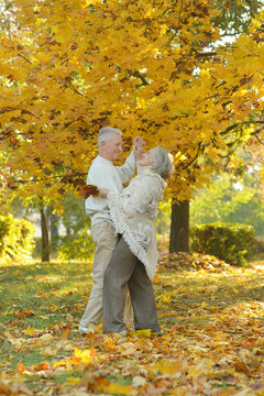 Mature couple dancing 