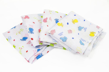 Salu Cotton Diapers isolated on white background