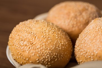 Bagel, Bread, Sesame.