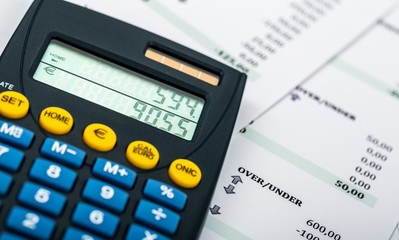 Paycheck, Calculator, Wages.