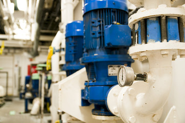 Offshore Ship Valves, Pipes, Motors, Engines - Engineering Interior