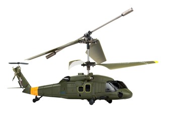 Fototapeta na wymiar Helicopter, Isolated, Aerospace Industry.