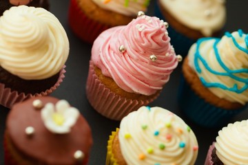 Cupcake, Candy, Multi Colored.