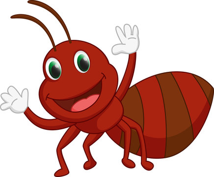 happy ant cartoon