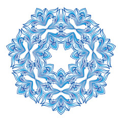 Blue Snowflake