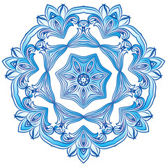 Blue Snowflake