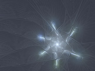 Transparent abstract fractal snowflake
абстрактный фрактал снежинка