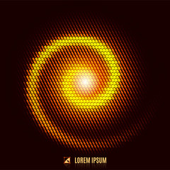 abstract background with spiral vortex