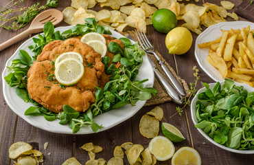 German schnitzel