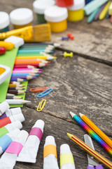 Obraz premium Items for children's creativity