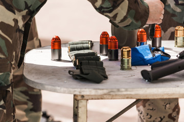 soldiers on maneuvers