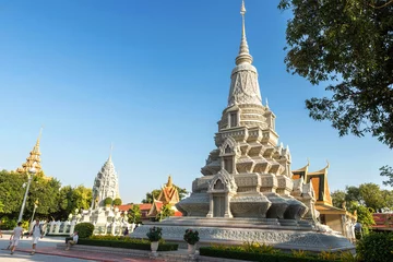 Zelfklevend Fotobehang Silver Pagoda Royal Palace, Phnom Pehn, Cambodia © NickMo