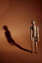 Mannequin, lying down, lying.