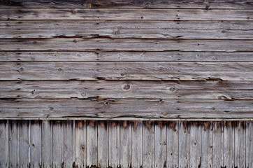 Old wooden wall