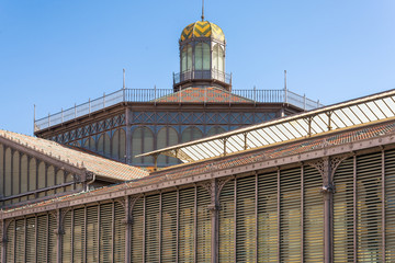 The Mercat del Born in the Barcelona district La Ribera is a former public market and one of the...
