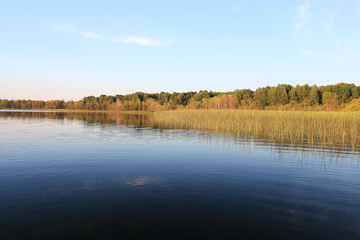 landscape lake for fishing