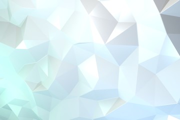 Obraz premium Green and blue abstract crystal background