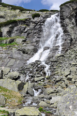 Skok waterfall, High Tatras in Slovakia © huspi