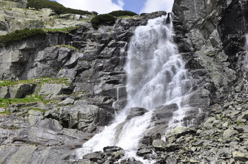 Skok waterfall, High Tatras in Slovakia © huspi