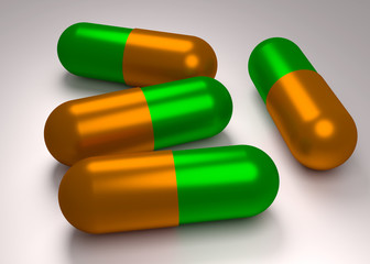 Medicine capsule pills