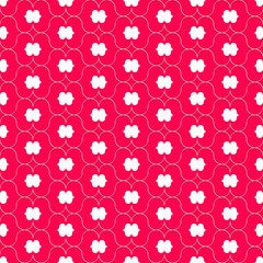 White small lips on pink