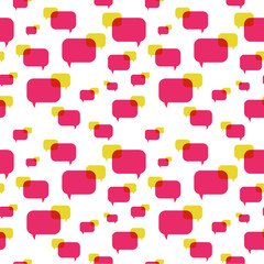 the speech bubbles pattern
