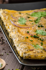 Oven baked omelet