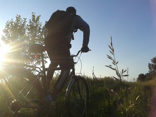 Ride on the bike