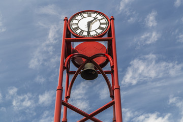 Clock tower in Petoskey, Michigan