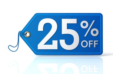 twenty five percent off sale