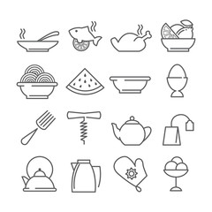Food and drink icons