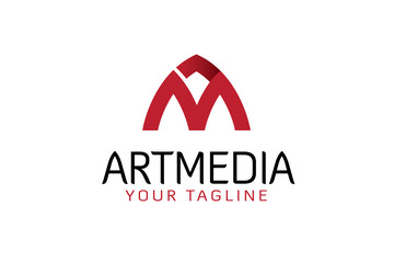 Art media logo template